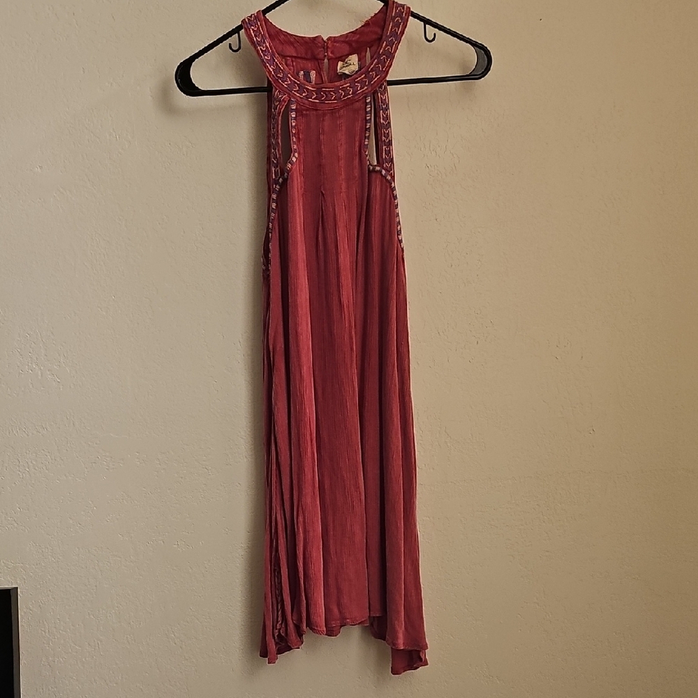 O'Neill Red Backless Dress